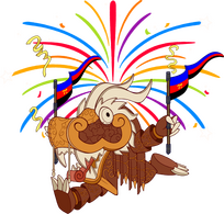 Poly Dragon - Fireworks