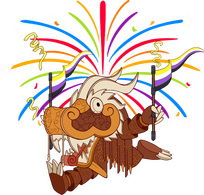 Nonbinary Dragon - Fireworks